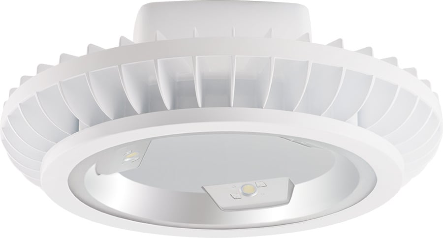 BAYLED78W High Bay Fixture With Hook and Cord,), 89 W Fixture, 120/208/240/277 V AC, White Housing
