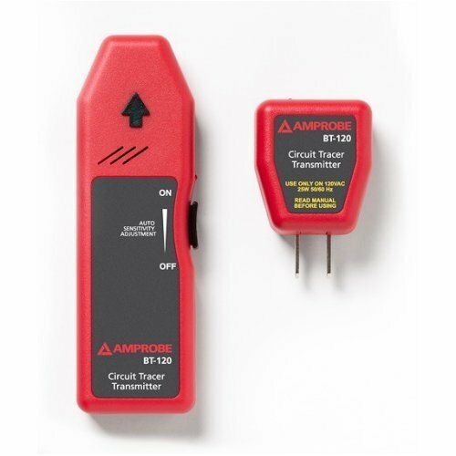 BT-120 Circuit Breaker Tracer, 90 to 120 V AC/50 to 60 Hz Measuring, 9 VDC Alkaline Battery
