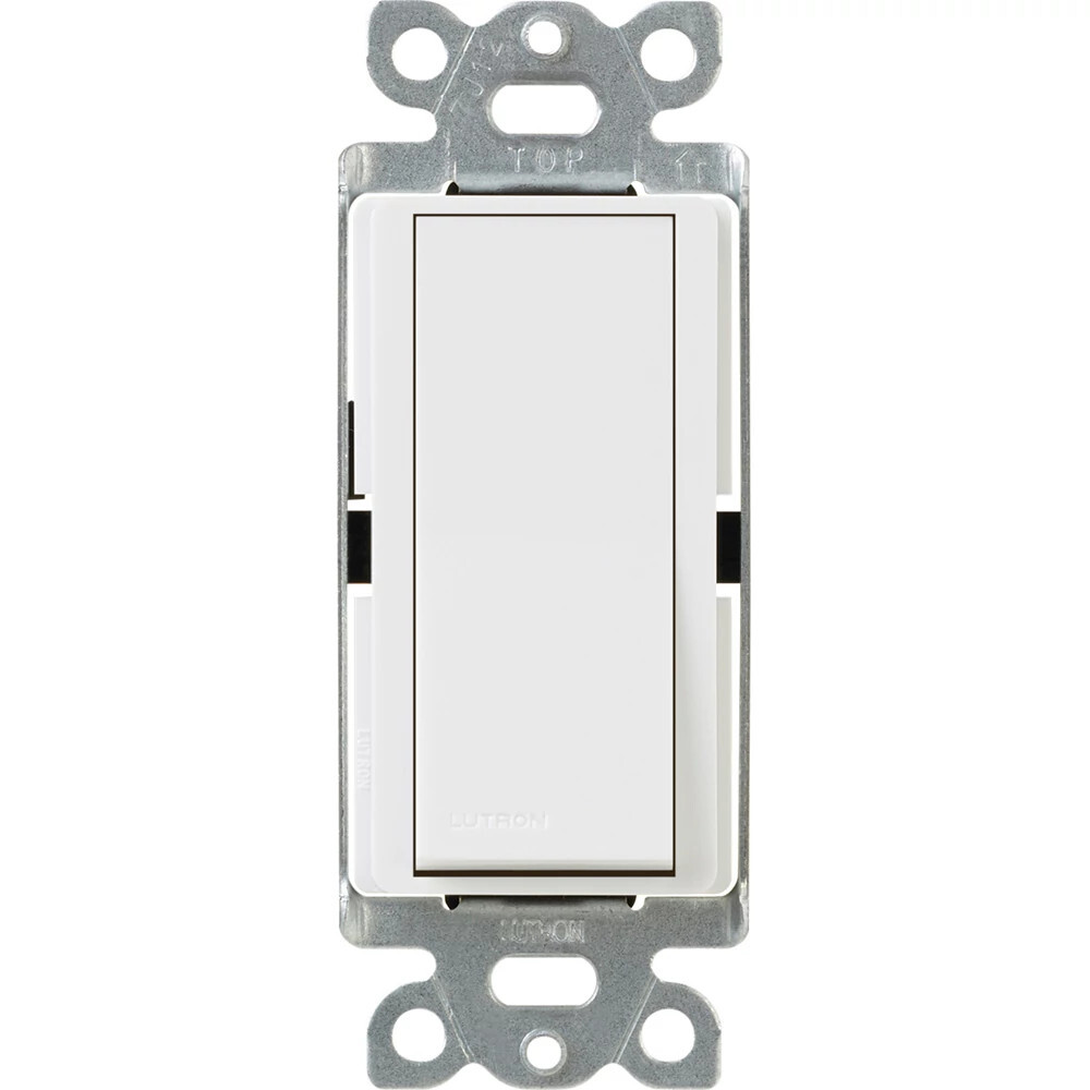 CA-1PS-WH Claro On/Off Rocker Switch, 1 Pole, 15 Amp, Gloss, White