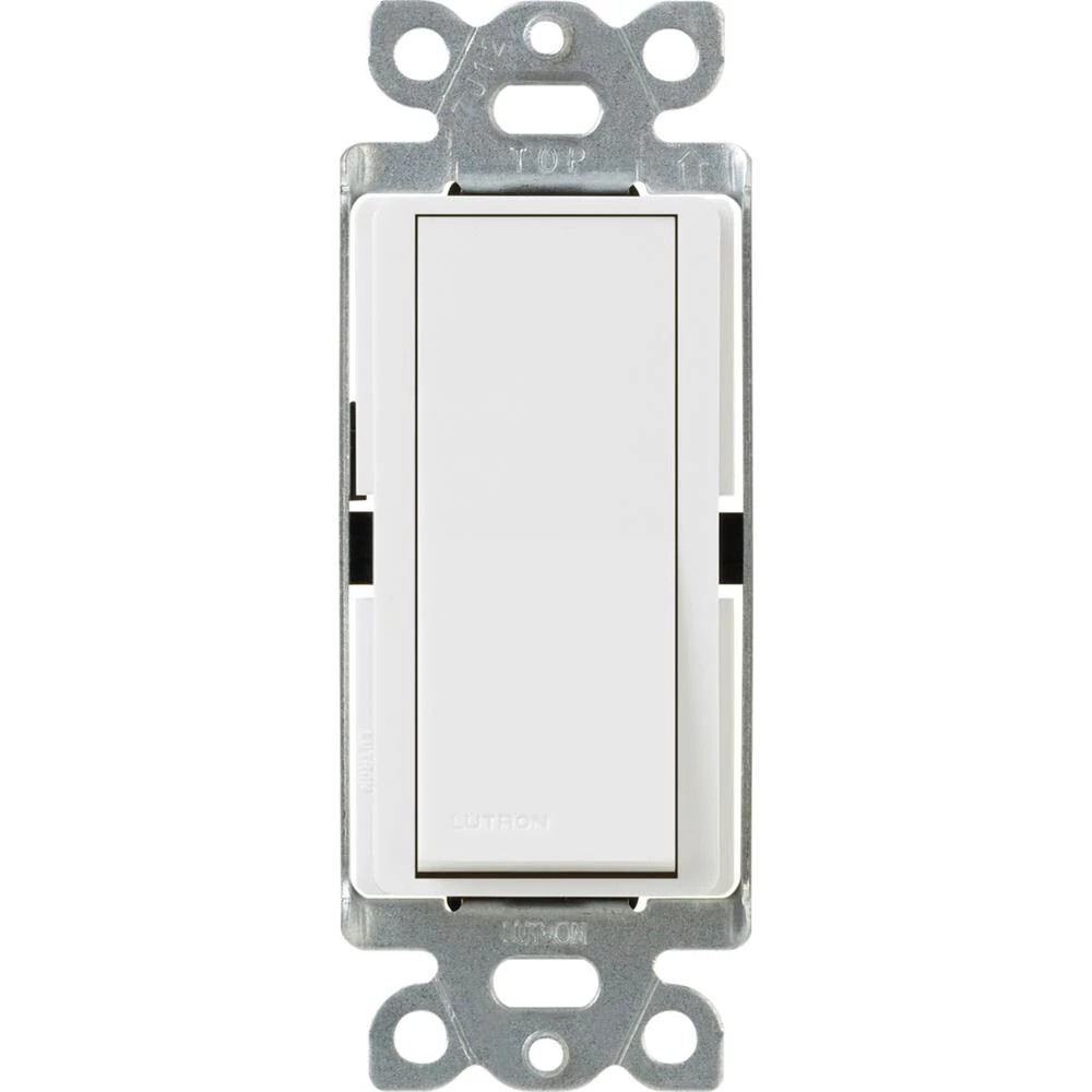 CA-3PS-WH Claro On/Off Rocker Switch, 1 Pole/3-Way, 15 Amp, Gloss, White