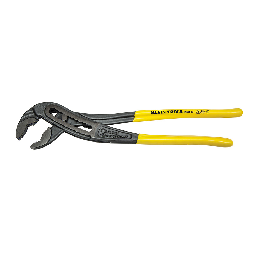 D504-10 Klaw Classic Pump Plier, 1 in L Vanadium Steel Jaw, 9-7/8 in OAL