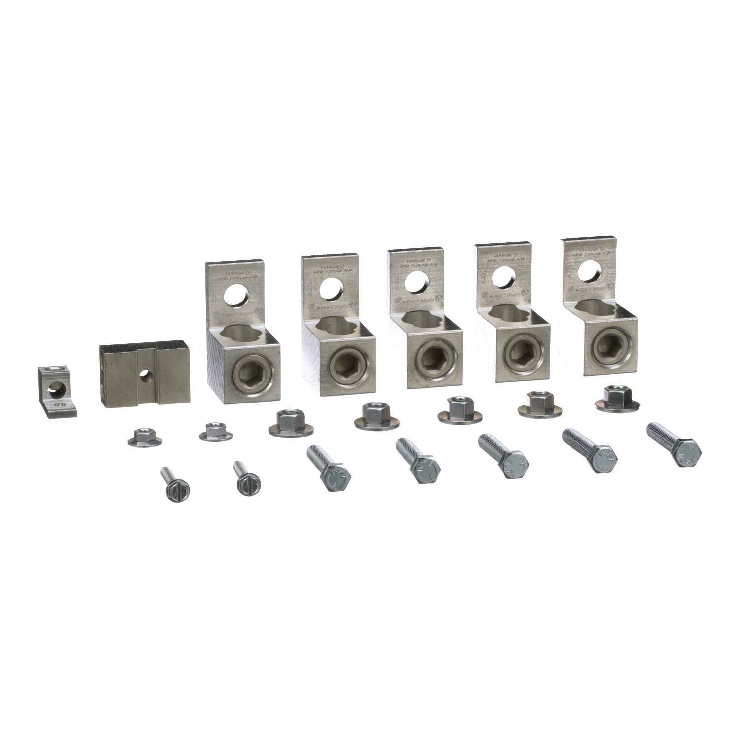 DASKGS400 Mechanical Lug Kit, 5 Pieces, For Use With 1-Phase Primary and Secondary, 3-Phase Wye Secondary and 3-Phase Delta with Center Tap Transformer