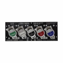 E0400-1703 Posi-Lok 1-Pole Connector Panel, 600 VAC/VDC, 400 A, 2 to 4/0 AWG Wire, Male Connection, NEMA 3 NEMA Rating