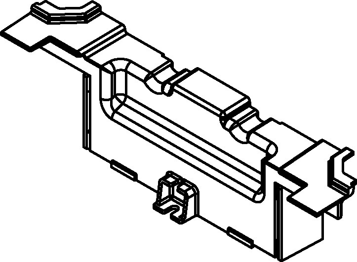 EFB6-TUN Non-Metallic Tunnel, For Use With Evolution EFB6 6-Gang Floor Box, Threaded Mount