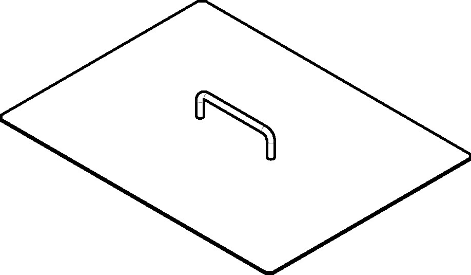 EFB-TEMPLATE Floor Box Template, Steel