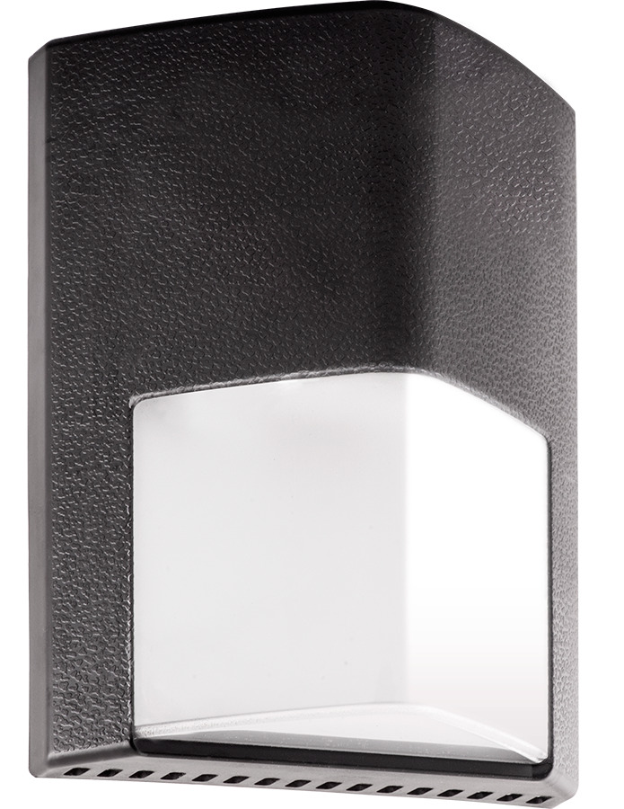 ENTRA12 ENTRA Low Profile Wallpack,) LED Lamp, 14 W Fixture, 120/208/240/277 V AC, Bronze Housing