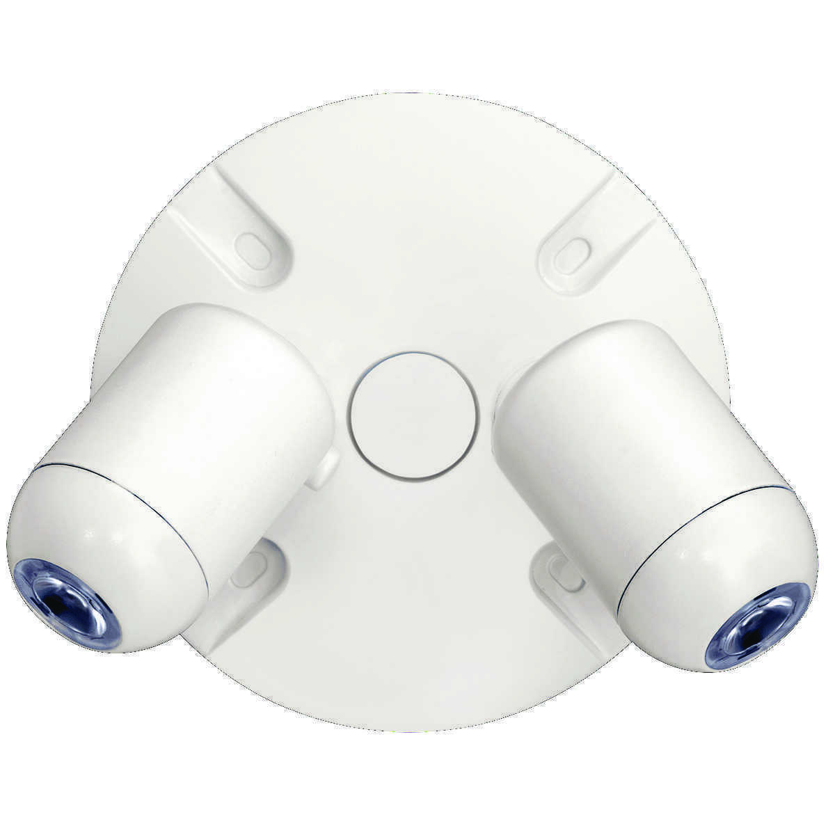 EVODB 2-Lamp Twin Remote Lighting Head, MR16 Lamp, 1 W Lamp, 4.8 V DC, MR16 Base, 2 Heads