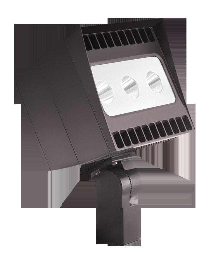 EZLED78SFB44 High Powered Narrow Beam Spot Floodlight, 89 W Fixture, 120 to 277 VAC, Bronze Housing