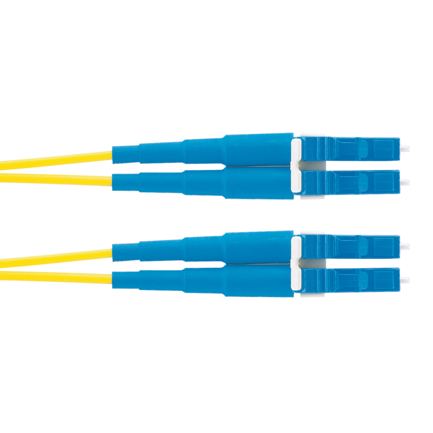 F92ERLNLNSNM002 Opti-Core Zipcord Fiber Optic Patch Cord, 2 Fiber, 9 um Core, 2 m L, OS1/OS2 Conductor