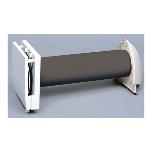 FV-GKF32S1 1-Phase Passive Inlet Vent, For Use With Ventilation Fan, 3 in Dia Wall Opening, ABS/Galvanized Steel/Polypropylene Resin, White