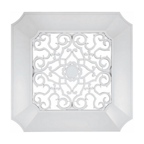 FV-GL3TDB Designer Grille, 14-1/2 in W x 14-1/2 in D, ABS/Polypropylene