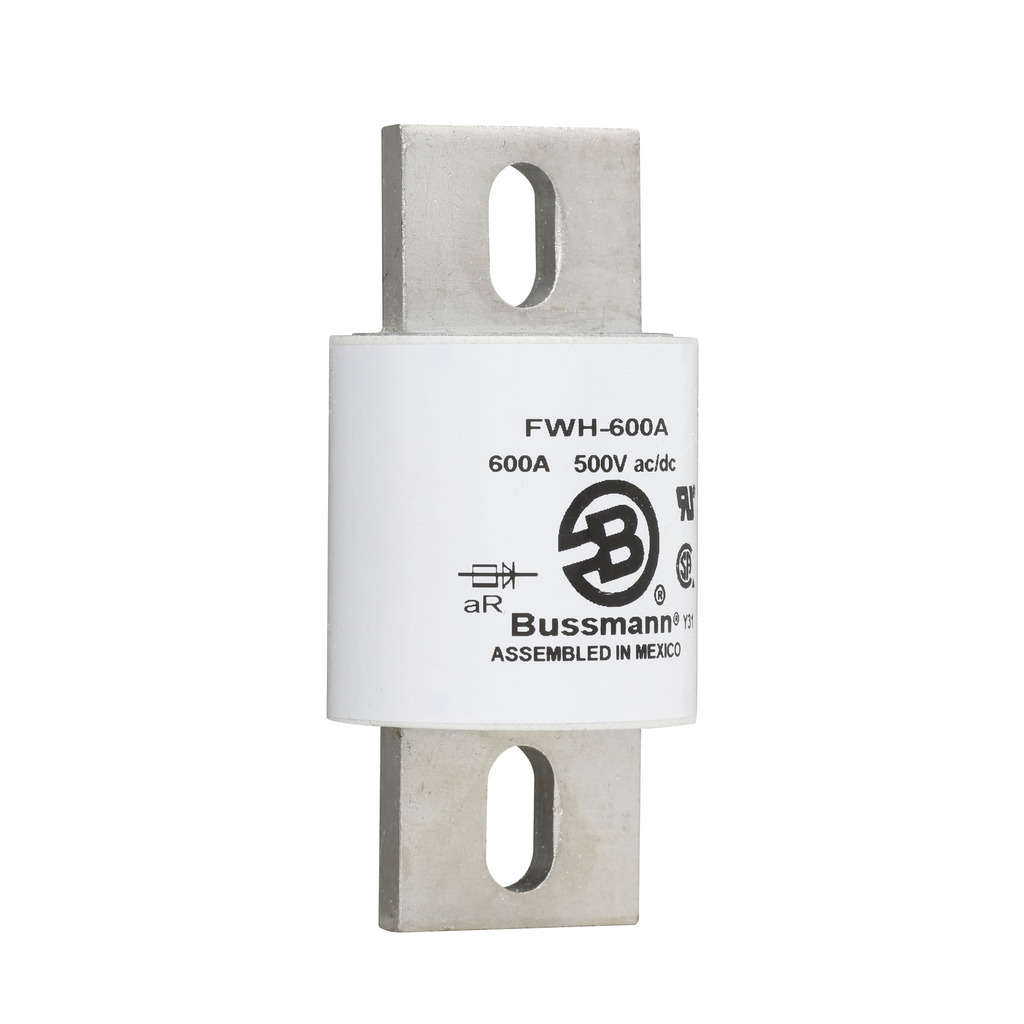 FWH-600A North American Style High Speed Fuse, 600 A, 1 kV DC, 200 kAIC Interrupt, Cartridge Body