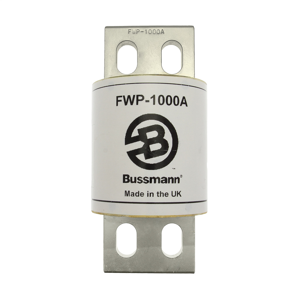 FWP-1000A Fast Acting Semi-Conductor High Speed Fuse, 1000 A, 700 V AC, 50 kA Interrupt, Cylindrical Body