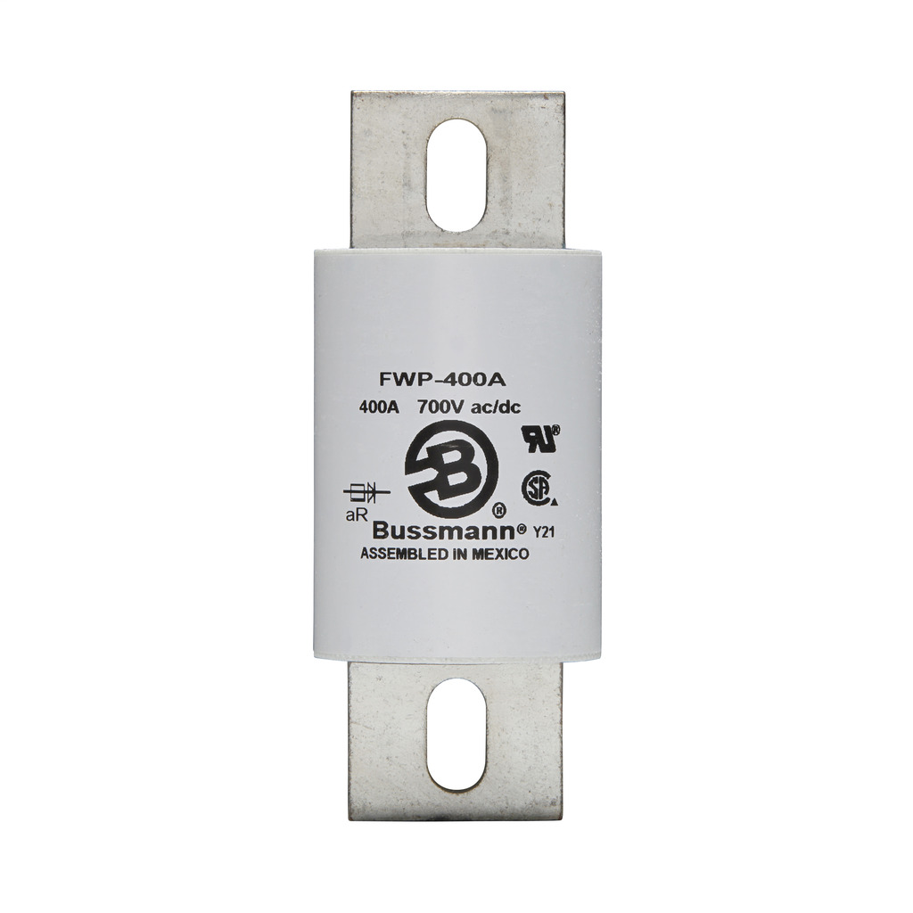 FWP-400A North American Style High Speed Fuse, 400 A, 1.4 kV AC, 200 kAIC Interrupt, Cartridge Body