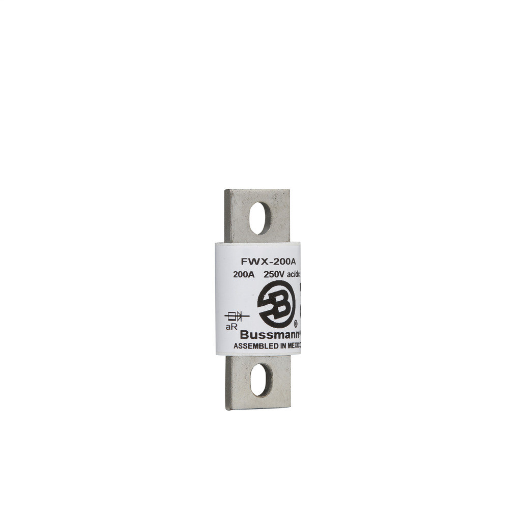 FWX-100A North American Style High Speed Fuse, 100 A, 250 V AC/DC, 200 kAIC Interrupt, Cartridge Body