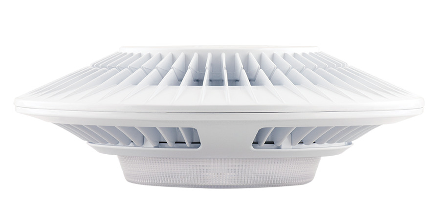 GLED52W Standard Garage Lighting,) LED Lamp, 59 W Fixture, 120/208/240/277 V AC, White/Polyester Powder Coated Housing
