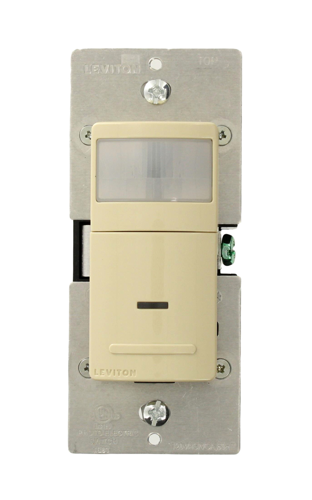 IPS02-1LI 1-Pole Relay Occupancy Sensor, 120 VAC, PIR Sensor, 900 sq-ft Coverage, 180 deg Viewing