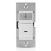 IPS02-1LT 1-Pole Relay Occupancy Sensor, 120 VAC, PIR Sensor, 900 sq-ft Coverage, 180 deg Viewing