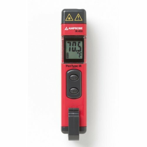 IR-450 3-in-1 Infrared Pocket Thermometer, -22 to 932 deg F/-30 to 500 deg C, +/-2 deg F, +/-1 deg C Accuracy, 0.95, AAA Battery