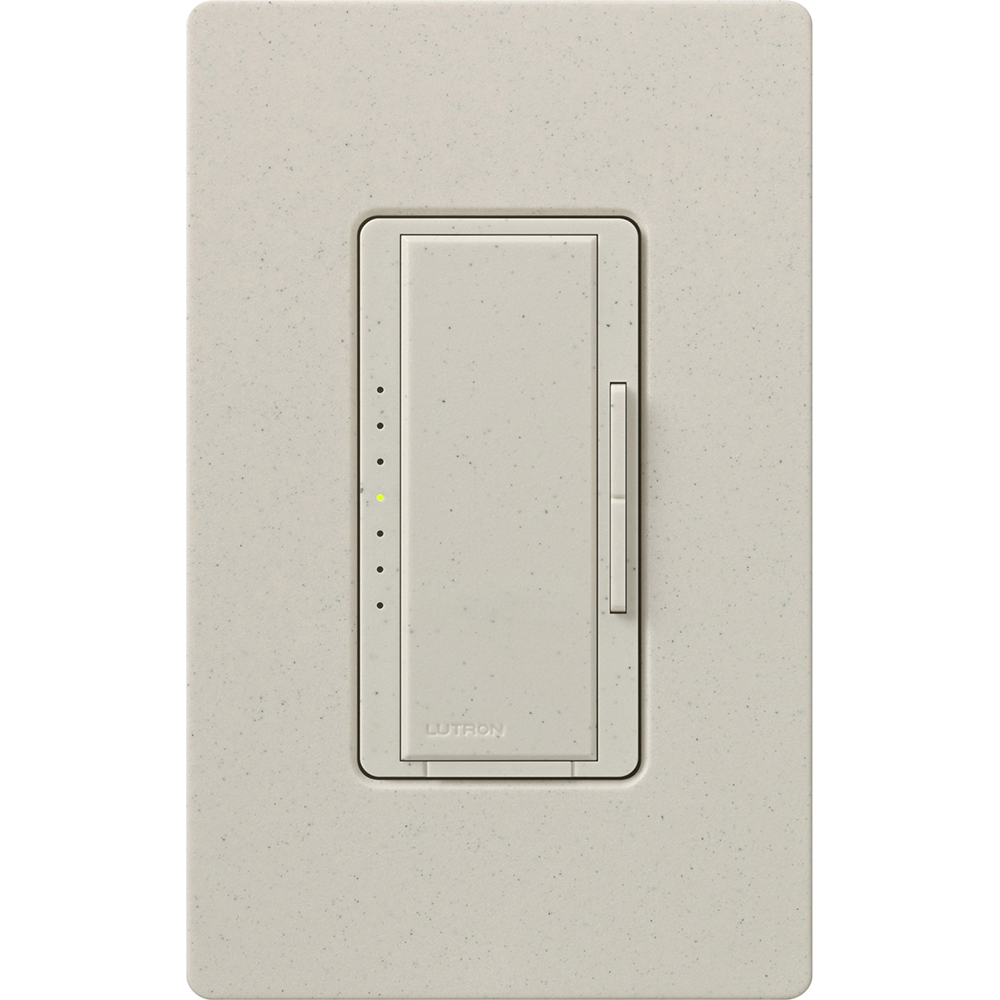 MACL-153M-LS Maestro C.L 3-Way Designer Style Multi-Location Dimmer Switch, 120 VAC, 1.25 A, 1 Poles, On/Off Operation, Limestone