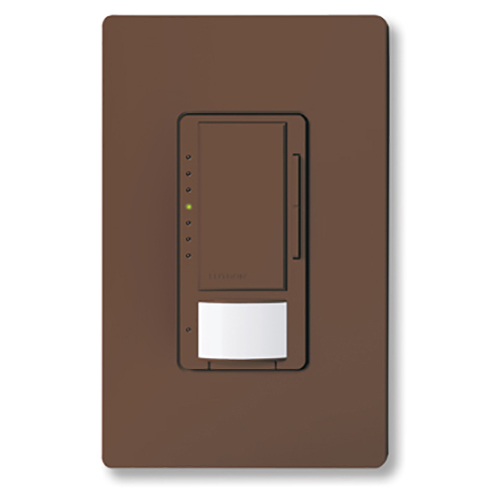 MSCL-OP153M-BR Maestro LED+ Motion Sensor Dimmer Switch, 150W LED, 120V, 1 Pole/Multi-Location, Brown