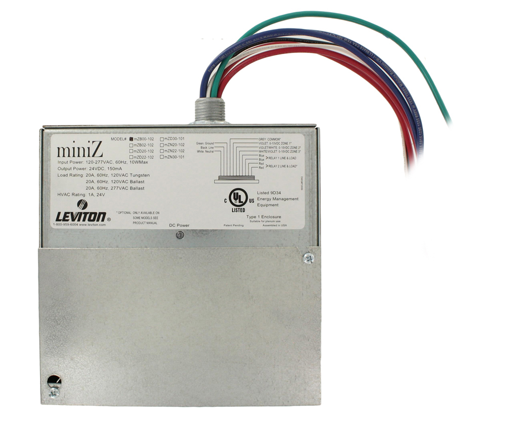 MZB00-102 Self-Configuring Daylight Harvesting System, 120/277 V AC, 20 A