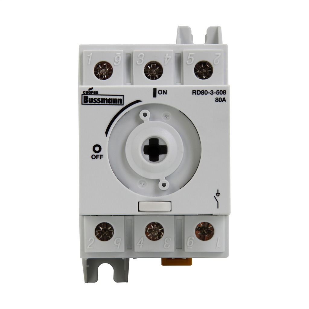 RD80-3-508 Non-Fused Rotary Disconnect Switch, 600 V AC, 80 A, 40 hp, 3 Poles