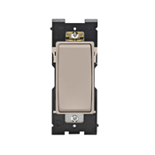 RE151-CA Self-Grounded Dimmer Switch, 120/277 V AC, 15 A, 60 Hz, 1/2 hp, 2 hp Power Rating