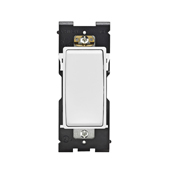 RE153-WW Renu 3-Way Dimmer Rocker Switch, 120/277 V AC, 15 A, On-Off Contact