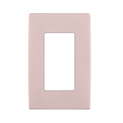 REWP1-FP Renu Screwless Wall Plate, 1 Gangs, Polymer, Fresh Pink Lemonade