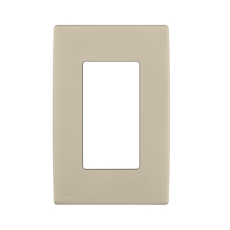 REWP1-NS Renu Screwless Wall Plate, 1 Gangs, 3 in W x 4-1/2 in H, Engineering Grade Polymer, Navajo Sand