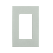 REWP1-SE Renu Screwless Wall Plate, 1 Gangs, Polymer, Sea Spray