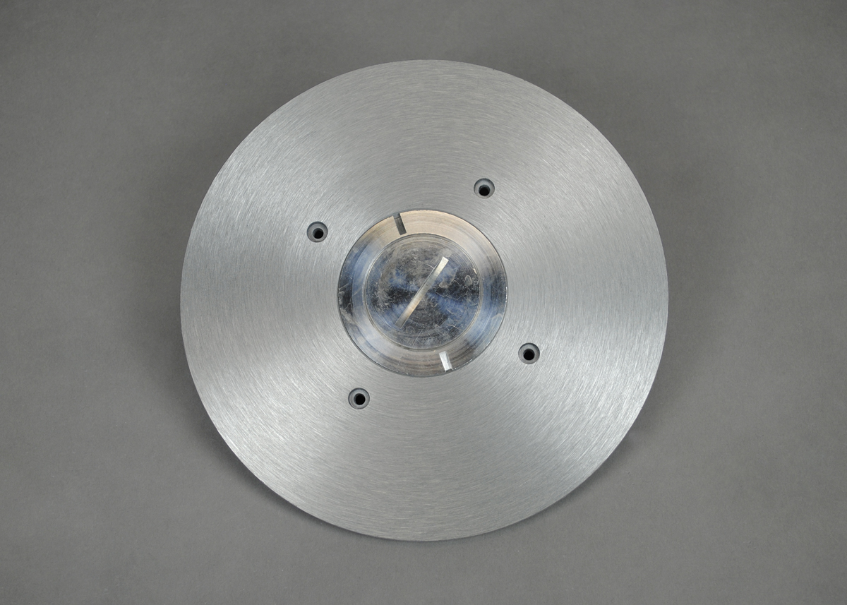 RP9AM2CTCAL Furniture Feed Single Service Floor Box Cover Kit, 2 in Dia, Aluminum