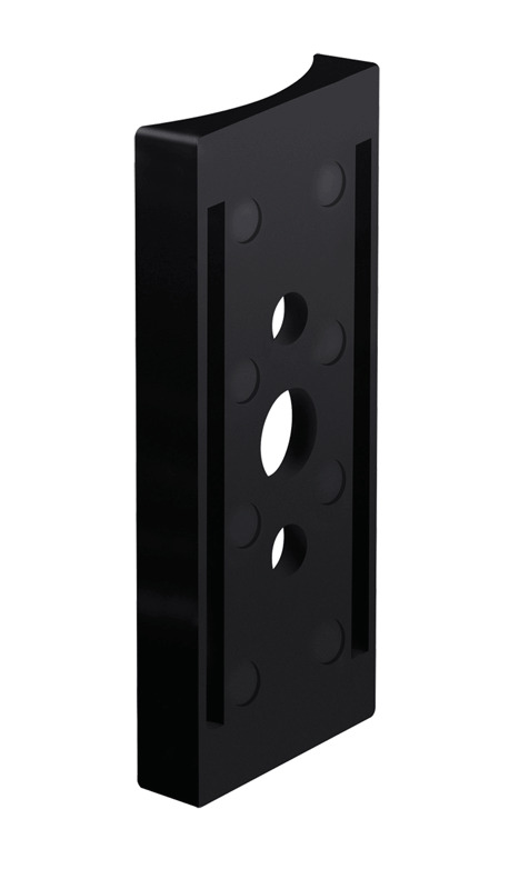 RPA4 Non-Fixture Round Pole Adapter, For Use With AL, ALX, AJ, ALED52, ALED78, ALED104, ALED105, ALED125 and ALED150 Area Light, 4 in Dia Pole