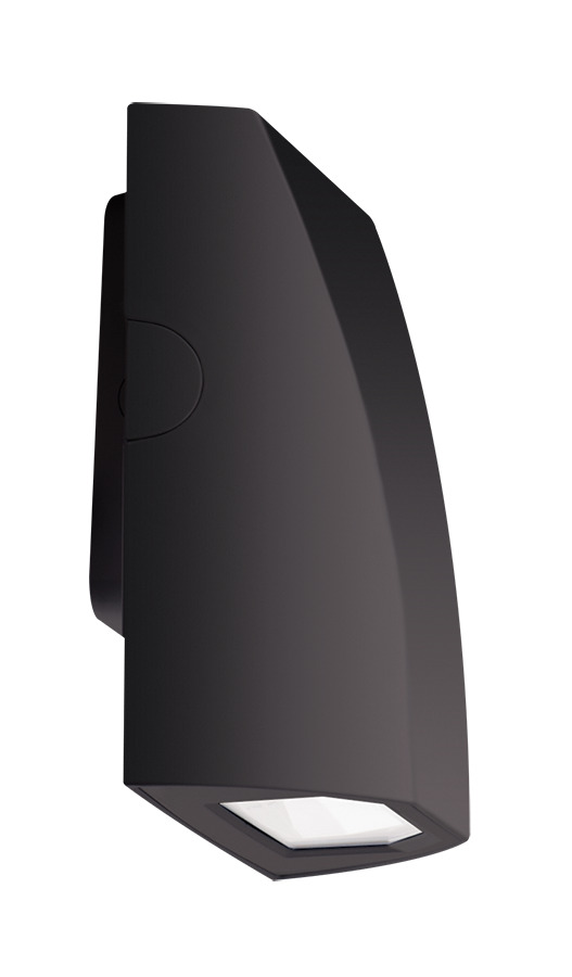 SLIM12 Wallpack,) LED Lamp, 15 W Fixture, 120/208/240/277 V AC, Bronze Housing