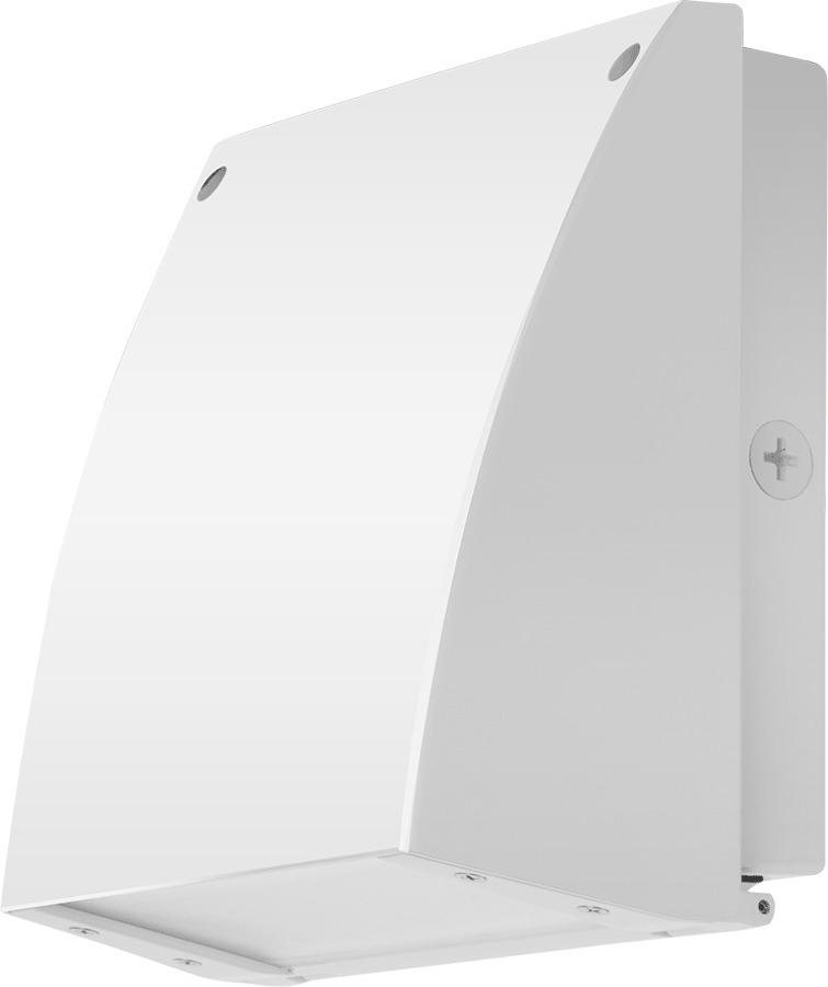 SLIM37W Cutoff Standard Wallpack,) LED Lamp, 37 W Fixture, 120/208/240/277 V AC, White Housing