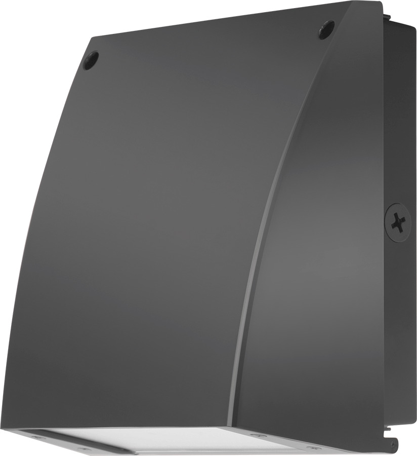 SLIM37Y Standard Cutoff Wallpack,) LED Lamp, 37 W Fixture, 120/208/240/277 VAC, Bronze Housing