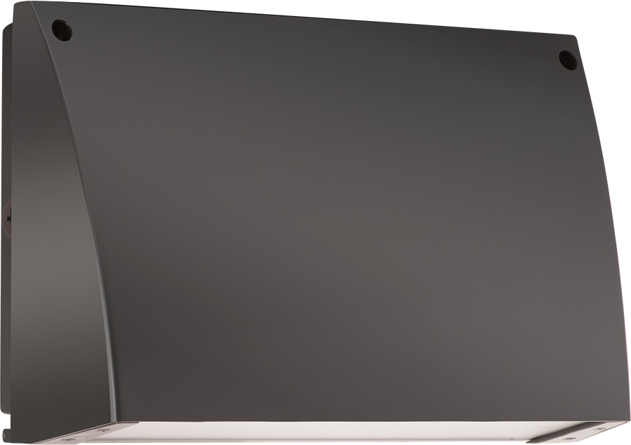 SLIM62 Cutoff Standard Wallpack,) LED Lamp, 62 W Fixture, 120/208/240/277 VAC, Bronze Housing