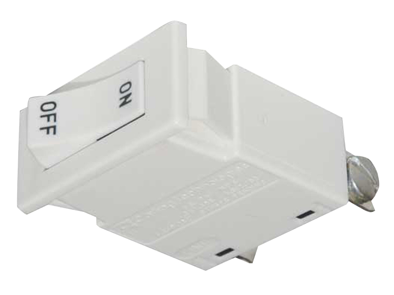 TCLCB 4A WHT Current Limiting Circuit Breaker, For Use With R Series Trac System, 120 V AC, 480 W, 4 A, White