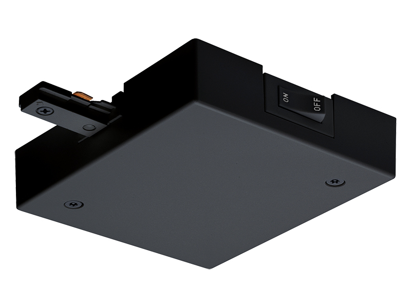 TCLF11 WH T Series Current Limiting Feed, 1 Circuits, End Track, 5-3/16 in L x 4-5/8 in W