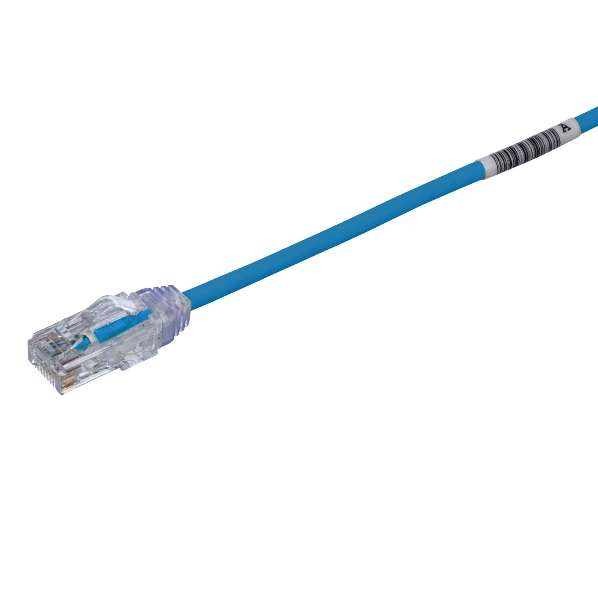 Cat 6 28 AWG UTP Copper Patch Cord, 4 ft, Blue