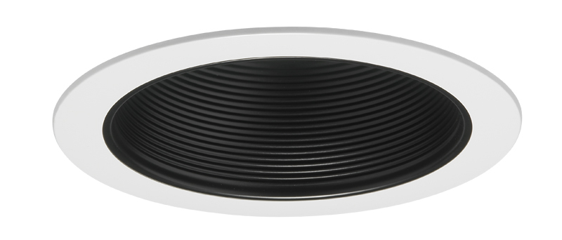 V3024 BWH Line Voltage Round Conical Baffle Trim, 6 in ID x 7-3/4 in OD, For Use With V6ICW, V6ICRW, IC22, IC22R, TC2 and TC2R Series Housing