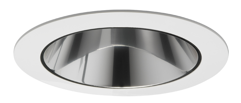 V3027 CWH Line Voltage Round Cone Trim, 6 in ID x 7-3/4 in OD, For Use With V6ICW, V6ICRW, IC22, IC22R, TC2 and TC2R Series Housings