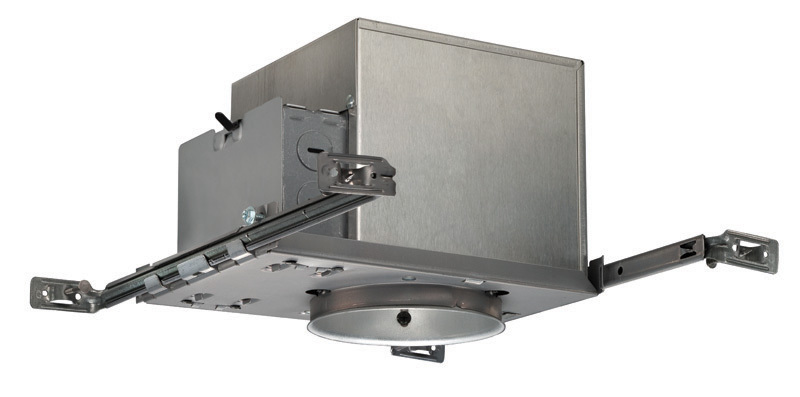 V4IC W Adjustable Recessed Lighting Housing With Trim, Incandescent Lamp, IC Insulation, 120 V AC, 4-1/2 in Ceiling Opening, Aluminum Housing
