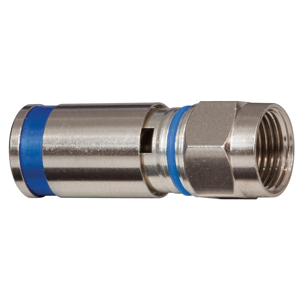 VDV812-623 Standard Coaxial Compression Connector, F-Connector Connection, RG-6 Cable