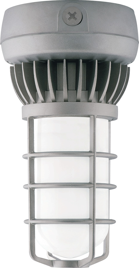 VXLED26DG Outdoor Vaporproof Light Fixture,), 27 W Fixture, 120/208/240/277 V AC, Bronze Housing