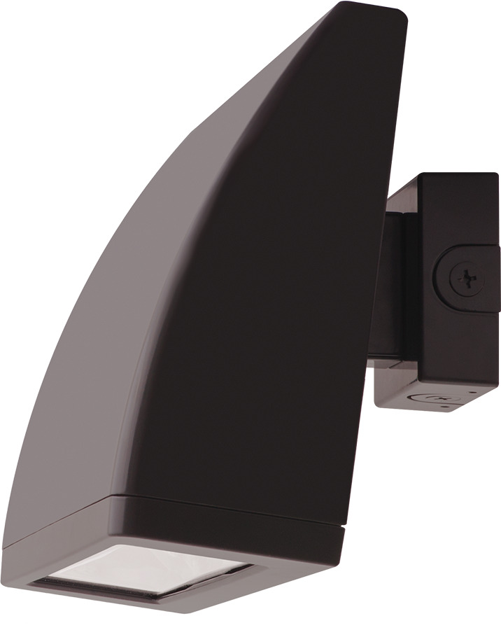 WPLED104/PCS Standard Wallpack With 120 VAC Swivel Photocell, LED Lamp, 113 W Fixture, 120 to 277 VAC, Bronze Housing