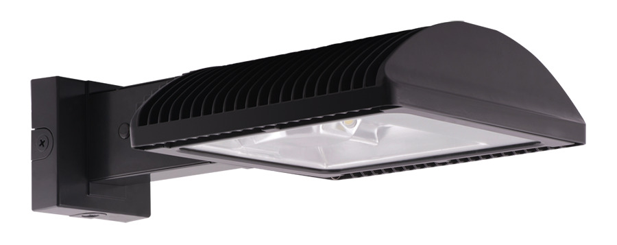 WPLED4T78 Type IV Distribution Standard Wallpack,) LED Lamp, 79 W Fixture, 100 to 240/277 V AC, Bronze Housing