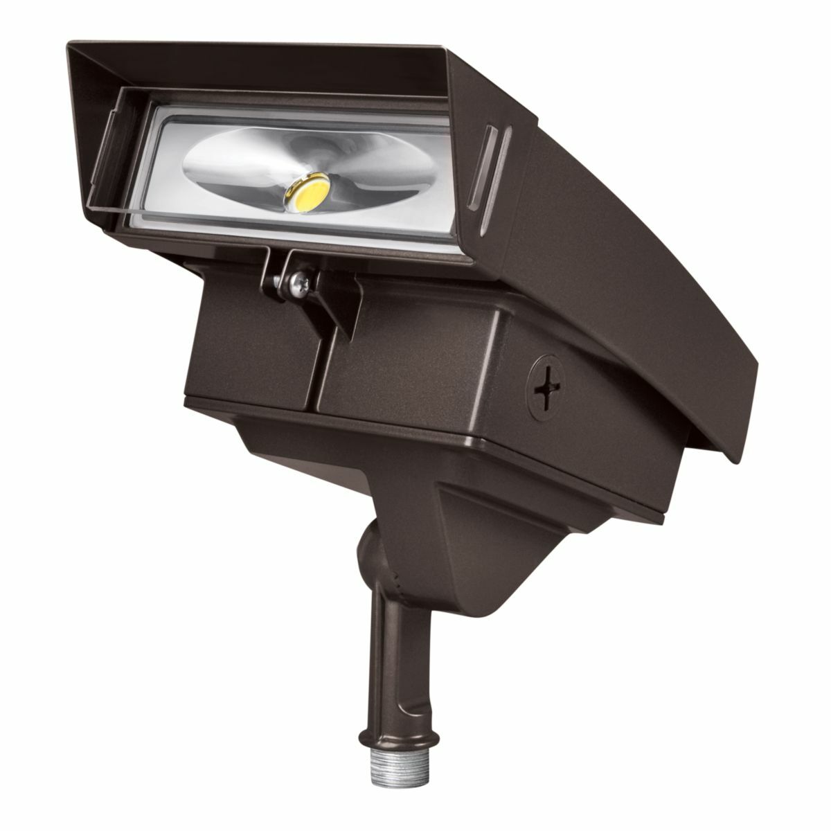 XTORFLD-KNC-WT Lumark Knuckle Mount Universal Outdoor Floodlight Kit, For Use With Crosstour LED Wall Pack Luminaire, Aluminum, White