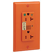 8380-IGW 2-Pole 3-Wire Type 3-Duplex Isolated Self-Grounding Surge Protective Receptacle, 125 V AC, 20 A, 5 kA Short Circuit